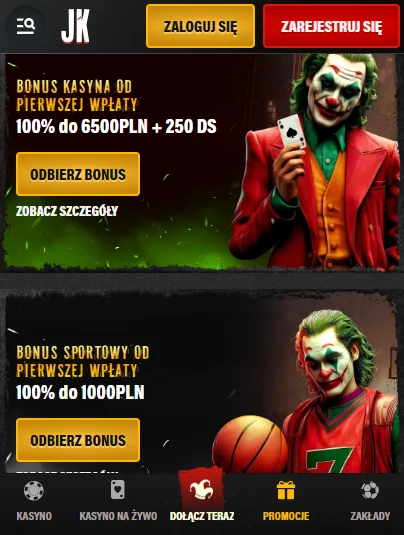 Jokery Casino Bonus
