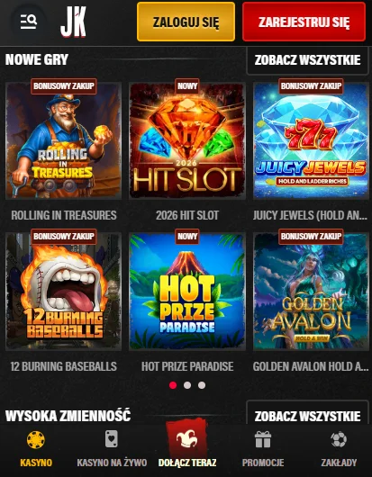 Jokery Casino review — zestawienie najlepszych gier hazardowych